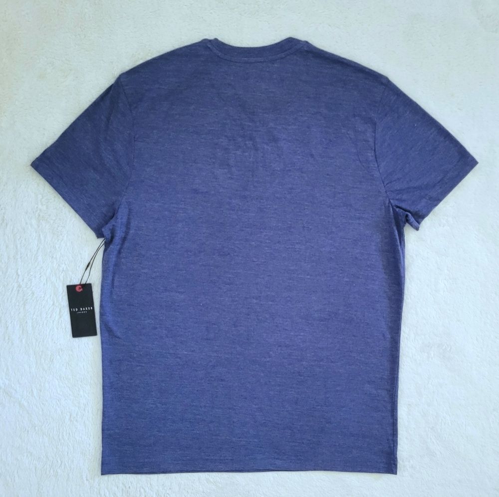 Ted Baker Heather Blue💙 Logo Tee👕 - NWT - Picture 2 of 13